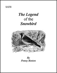 The Legend Of The Snowbird SATB choral sheet music cover Thumbnail